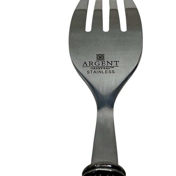 4 Orfevres Argent Sophia Cream Platium Stainless Salad Forks 8 1/8" - Picture 5 of 5